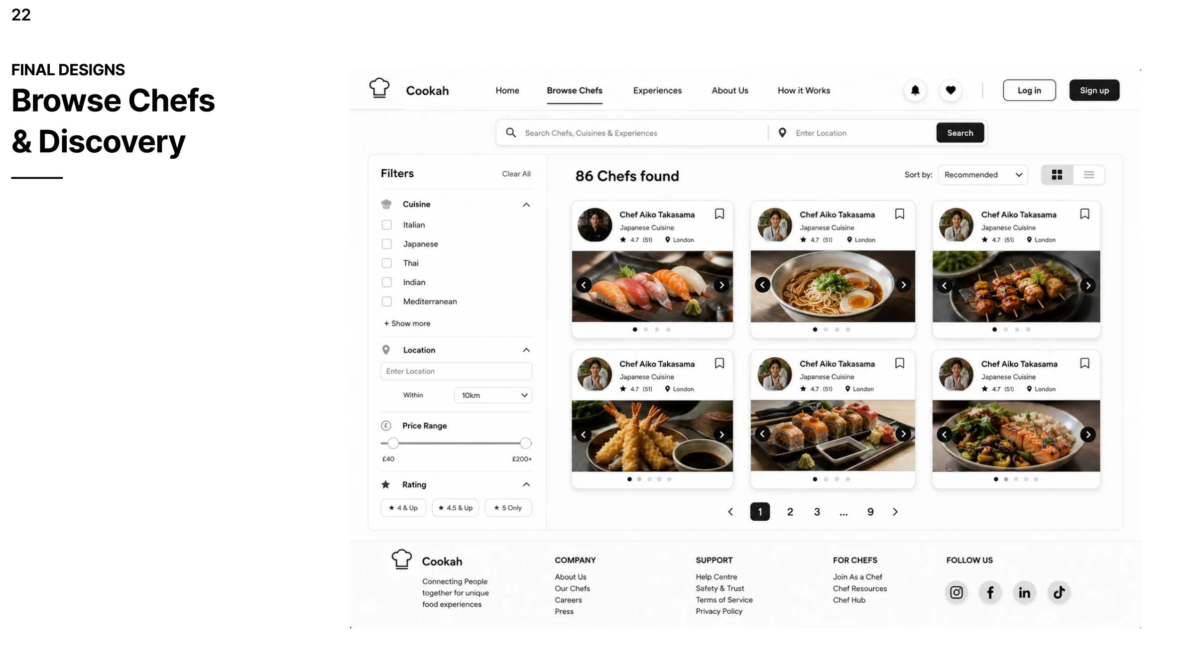 Cookah final browse chefs page